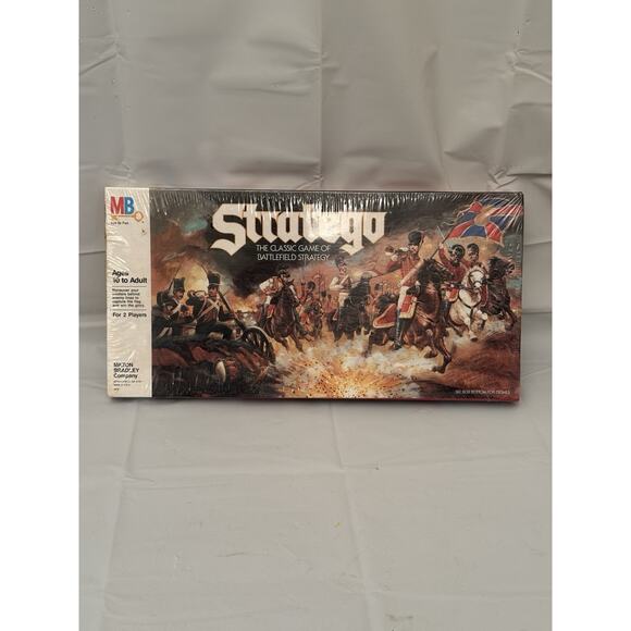 Vtg 1986 Classic Stratego Board Game MILTON BRADLEY Factory Sealed - Picture 1 of 13